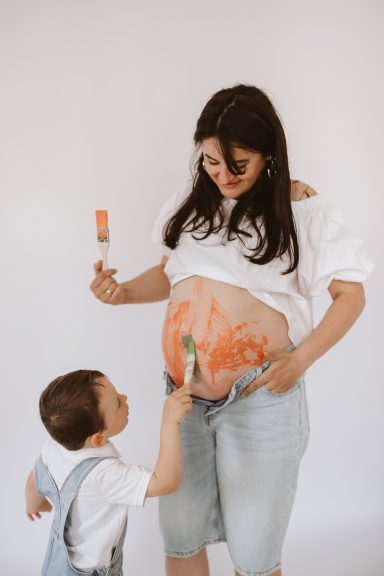 Babybauch Newborn Fotoshooting Studio Shooting Braunschweig 