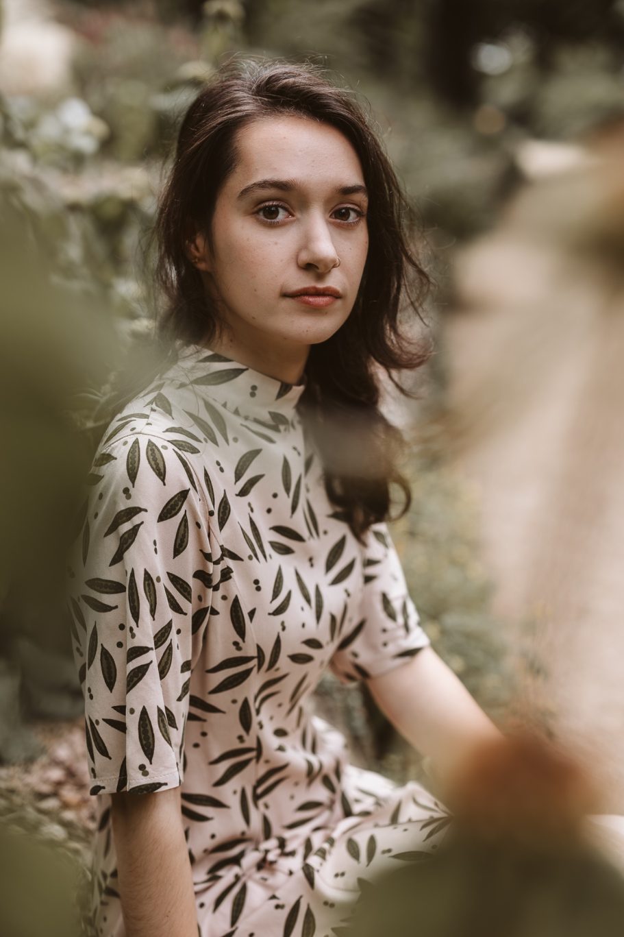 Portrait Frau Botanischer Garten Braunschweig 