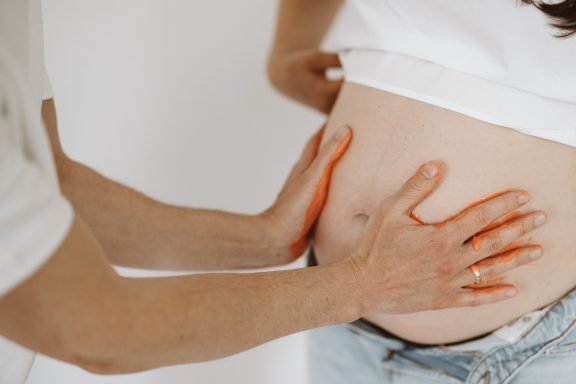 Babybauch Newborn Fotoshooting Studio Shooting Braunschweig 
