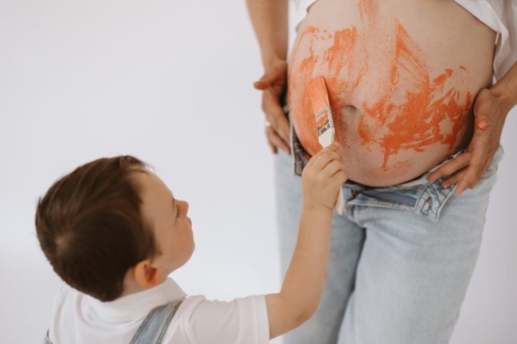 Babybauch Newborn Fotoshooting Studio Shooting Braunschweig 
